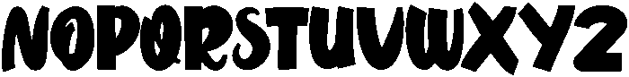 Bunny Regular otf (400) Font UPPERCASE