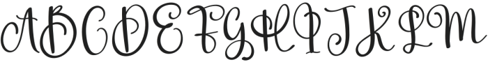 Bunny Regular otf (400) Font UPPERCASE