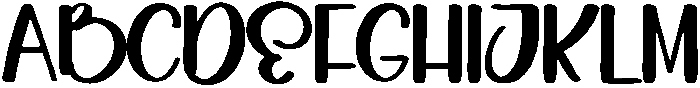 Bunny Regular ttf (400) Font UPPERCASE