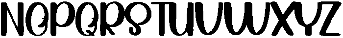 Bunny Regular ttf (400) Font UPPERCASE
