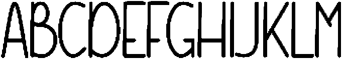 Bunny Smile Regular otf (400) Font UPPERCASE