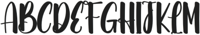 Bunny Spring Regular otf (400) Font UPPERCASE