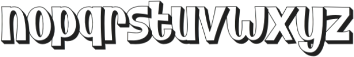 BunnyFlowers-Shadow otf (400) Font LOWERCASE