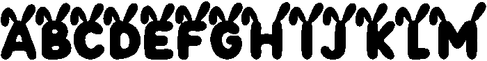 BunnyGloff otf (400) Font UPPERCASE