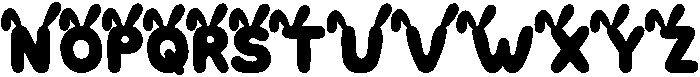 BunnyGloff otf (400) Font UPPERCASE