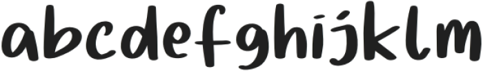 Bunnynote Regular otf (400) Font LOWERCASE