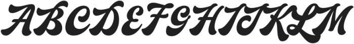 Buntank-Regular otf (400) Font UPPERCASE