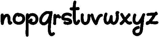Bunthok otf (400) Font LOWERCASE