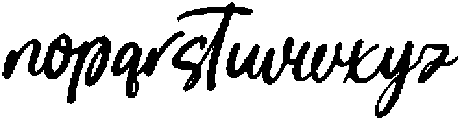 Buntic Regal Italic otf (400) Font LOWERCASE