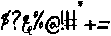 Buntic Regal otf (400) Font OTHER CHARS
