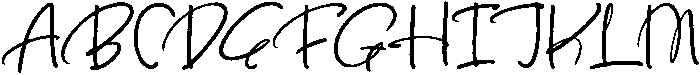 Buntic Regal otf (400) Font UPPERCASE