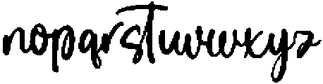 Buntic Regal otf (400) Font LOWERCASE