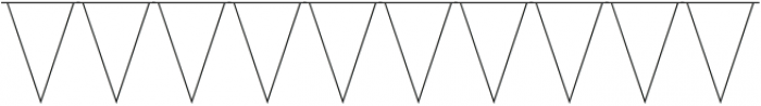 Bunting Font - Triangles Outline Regular otf (400) Font OTHER CHARS