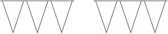 Bunting Font - Triangles Outline Regular otf (400) Font OTHER CHARS