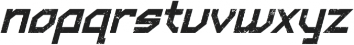 Buraunt Distressed Italic ttf (400) Font LOWERCASE