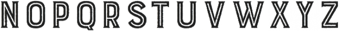 Burford Rustic Inline Bold otf (700) Font UPPERCASE