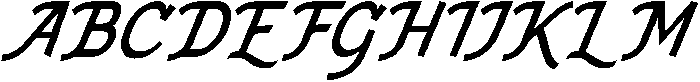 Burger Magis Italic otf (400) Font UPPERCASE