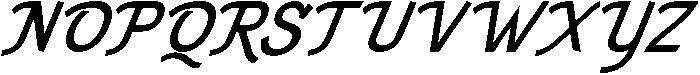 Burger Magis Italic otf (400) Font UPPERCASE