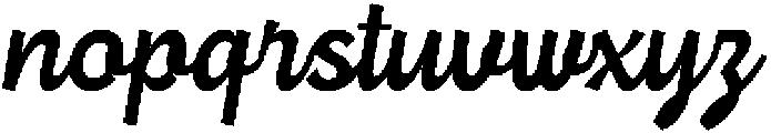 Burger Magis otf (400) Font LOWERCASE