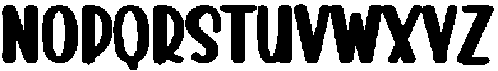 Burger Regular otf (400) Font UPPERCASE