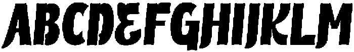 Burger Riot Bold otf (700) Font UPPERCASE