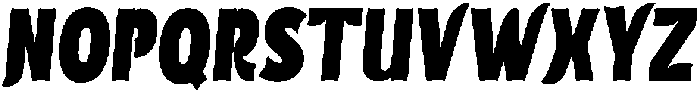 Burger Riot Bold otf (700) Font UPPERCASE