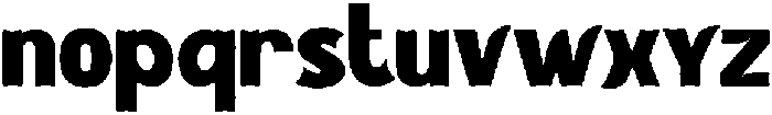 Burger Riot otf (400) Font LOWERCASE