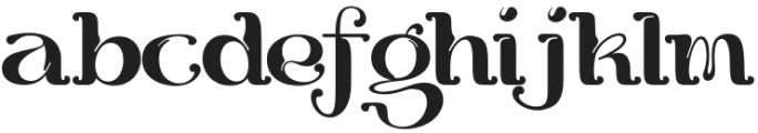 Burgie SemiBold otf (600) Font LOWERCASE