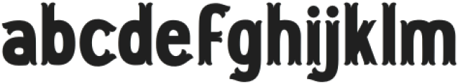 Burgs Display otf (400) Font LOWERCASE