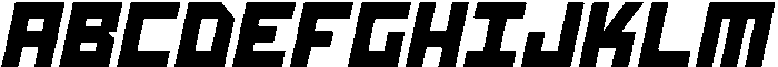 Burial Condensed Bold Italic otf (700) Font UPPERCASE