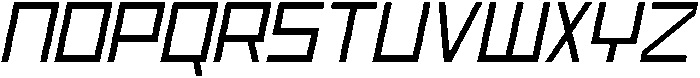 Burial Condensed Light Italic otf (300) Font UPPERCASE
