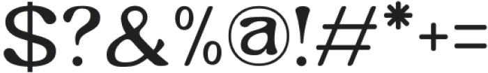Burkey-Regular otf (400) Font OTHER CHARS