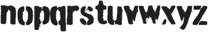 Burnaby Stencil otf (400) Font LOWERCASE