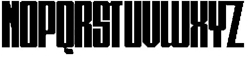 Burned Regular otf (400) Font UPPERCASE