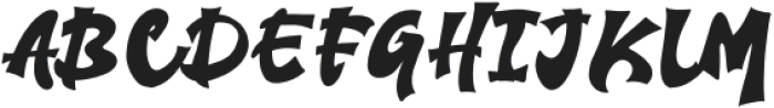 BurningChucky-Regular otf (400) Font UPPERCASE