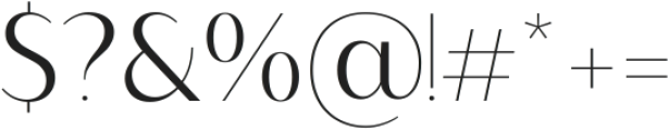 Buroq otf (400) Font OTHER CHARS