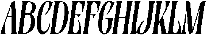 Burstlock Italic otf (400) Font UPPERCASE