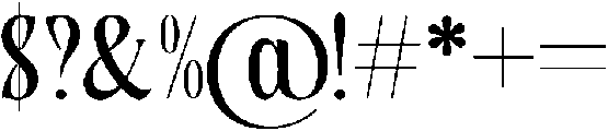 Burstlock Regular otf (400) Font OTHER CHARS