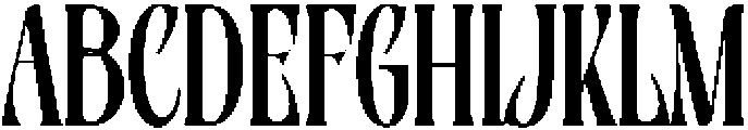 Burstlock Regular otf (400) Font UPPERCASE