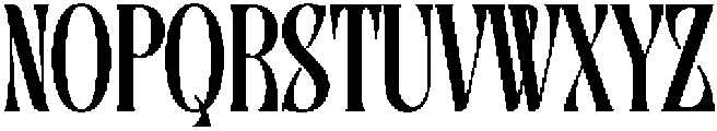 Burstlock Regular otf (400) Font UPPERCASE