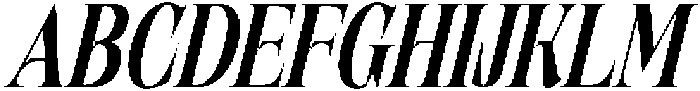 Burstyle Italic otf (400) Font UPPERCASE
