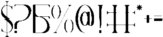 Burvox otf (400) Font OTHER CHARS