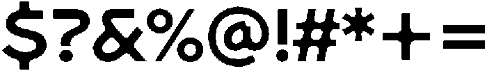 Busca Bold otf (700) Font OTHER CHARS