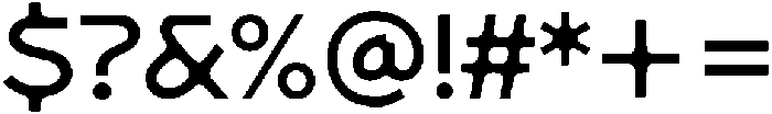 Busca Semibold otf (600) Font OTHER CHARS