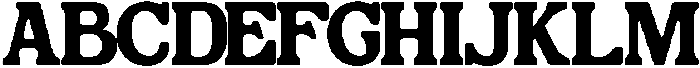 Bushi Retro Regular otf (400) Font UPPERCASE