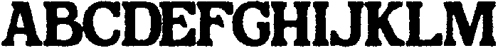 Bushi Retro Rough otf (400) Font UPPERCASE