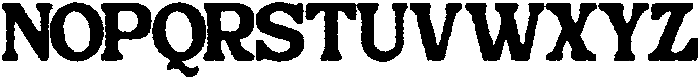 Bushi Retro Rough otf (400) Font UPPERCASE