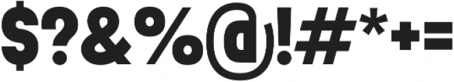 Bushman Sans Semi Bold otf (600) Font OTHER CHARS