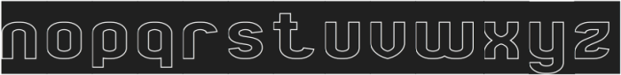 Business-Hollow-inverse otf (400) Font LOWERCASE