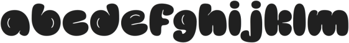 Busky Drawn otf (400) Font LOWERCASE